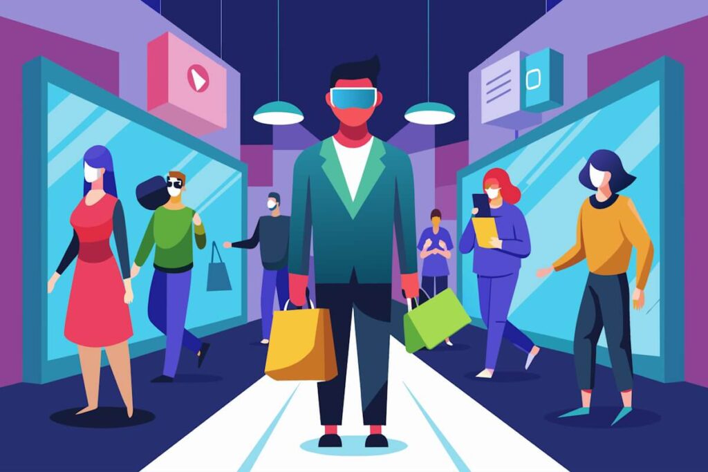AR VR integration for retail