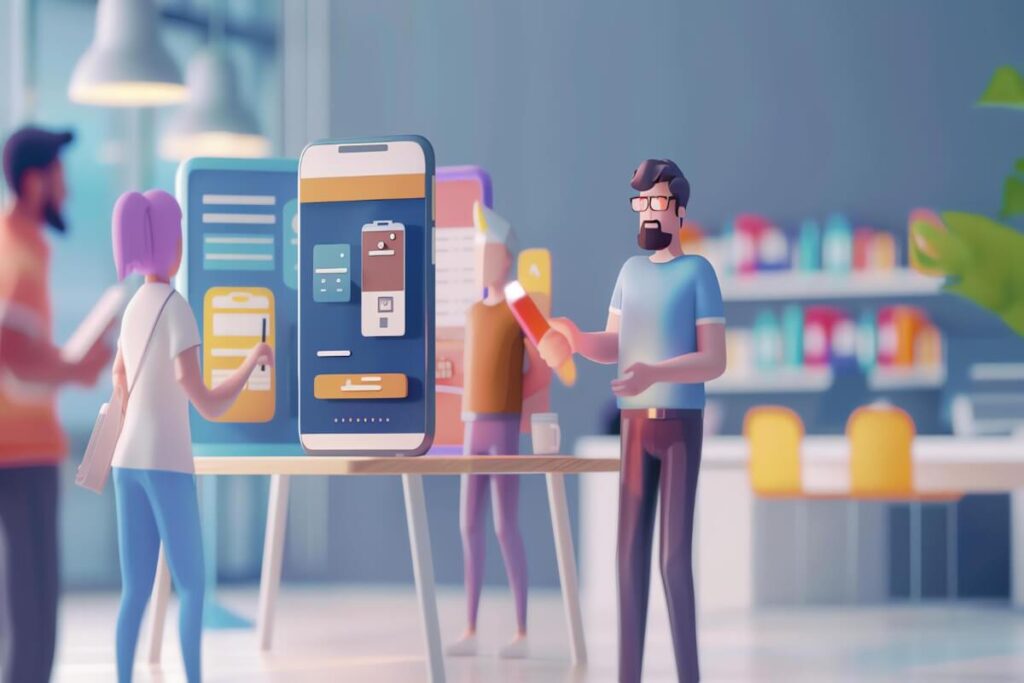 hiring mobile app developers for retail app